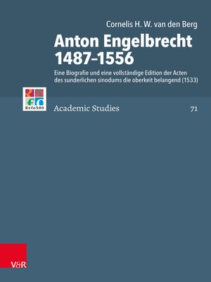 cover image of Anton Engelbrecht 1487–1556